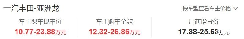 雷克萨斯ES换标车：降至10.77万，月销10031台