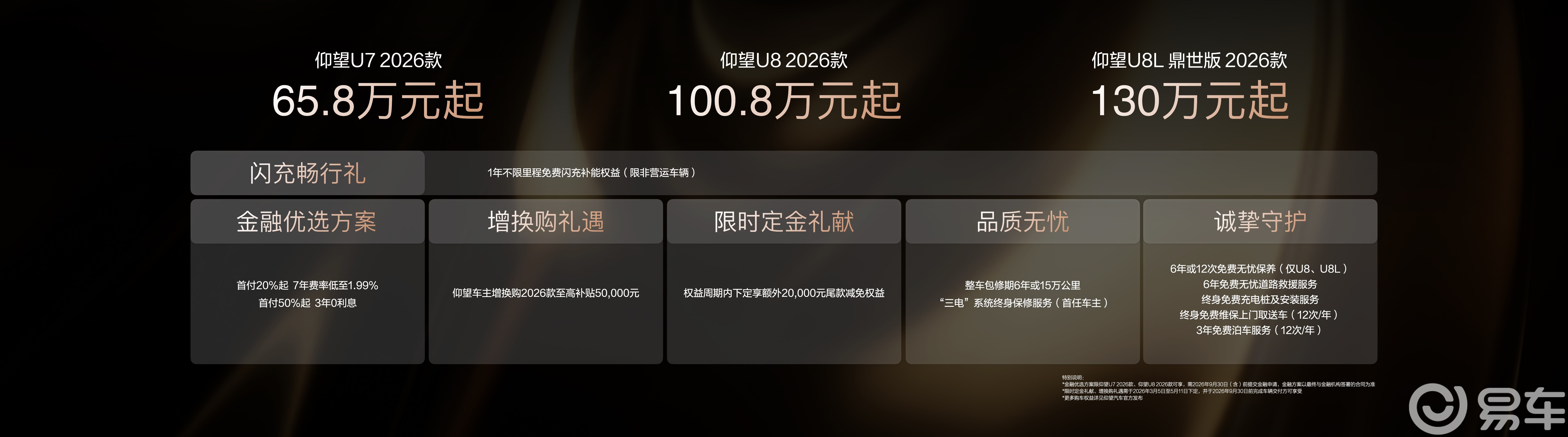 仰望加闪充 三款旗舰焕新 定义高端新能源出行新标杆