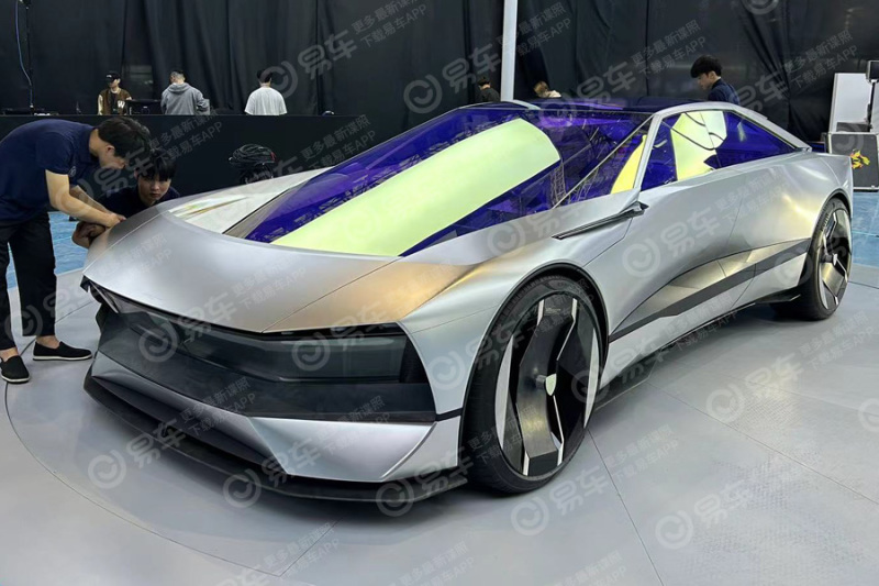 2023上海车展探馆:标致Inception概念车实车_易车