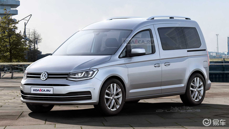 低配途安全新大众开迪渲染图曝光将于2020年2月亮相