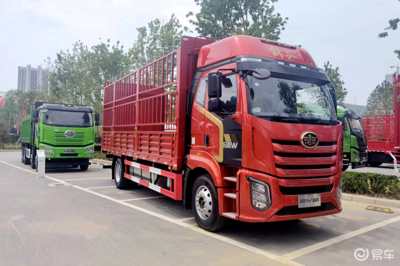 j6v同款造型 解放全新中卡代号j101亮相【鱼快卡车 原创】7月9日,一汽