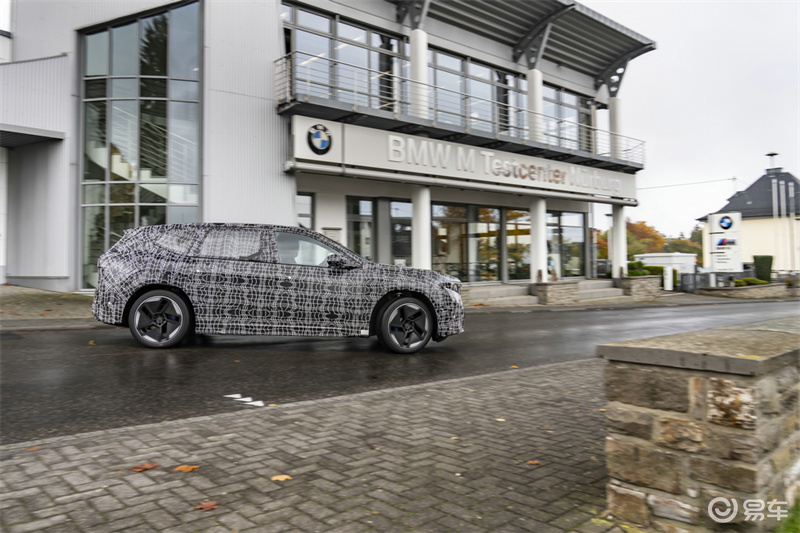 国产新世代BMW iX3正进行纽北赛道例行测试