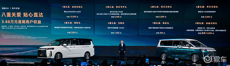 家用MPV新选择:锐胜M8限时12.98万起,三排商务舱