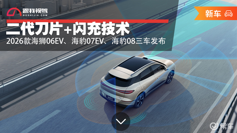 2026款海狮06EV、海豹07EV、海豹08三车发布