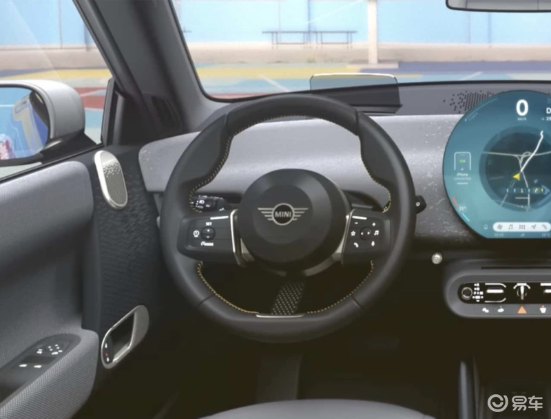 全新MINI Cooper EV内饰官图发布 取消液晶仪表/预计年内首发_汽车产经网