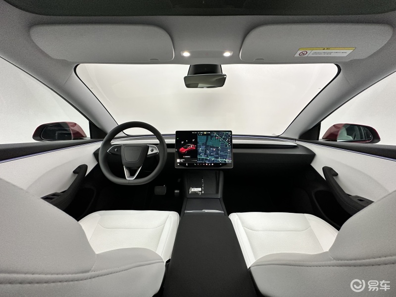 新款特斯拉model 3焕新版内饰亮相 售25.