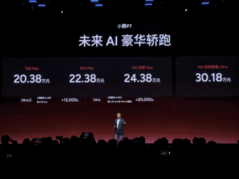 小鹏P7新版上市,二代VLA智驾上车/新增三款配色