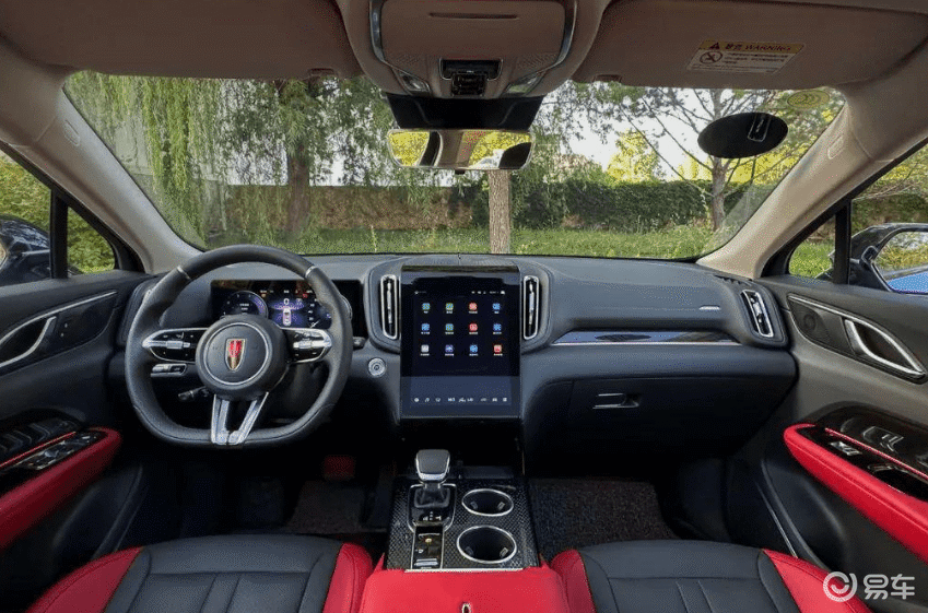 红旗hs5除最低配车型外在智能化配置方面_易车