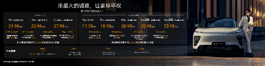 2025款星纪元ET正式上市，售价17.28万起
