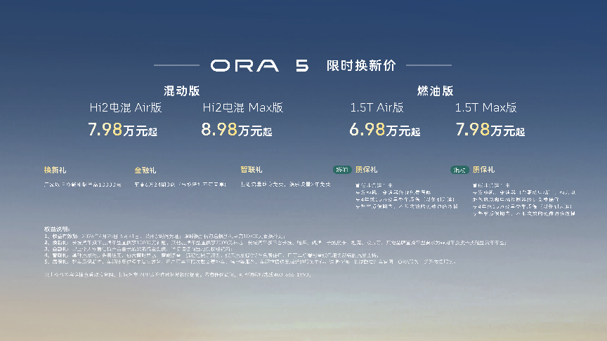 实测油耗3.74，长城欧拉5混动/燃油版7.98万起上市