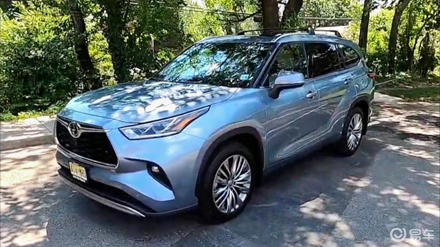 2020款丰田汉兰达高配版实车展示,2 2 3全新七座布局,我爱了