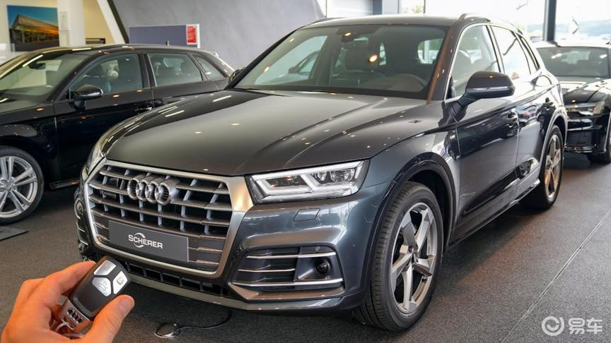 新车到店,实拍2020款奥迪q5sport,外形太帅!