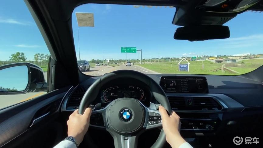 第一视角试驾宝马x3 30i,开车跑一圈后,才知道视野多宽阔