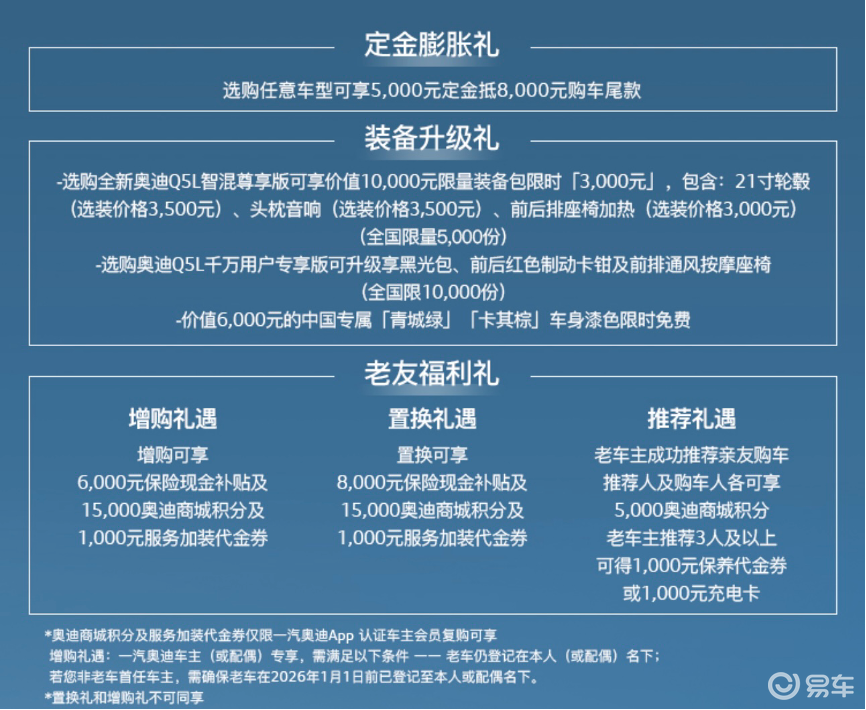 36万就能上高配，奥迪全新Q5L的诚意给足了