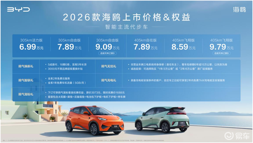6万级小车配激光雷达？ 2026款海鸥上市