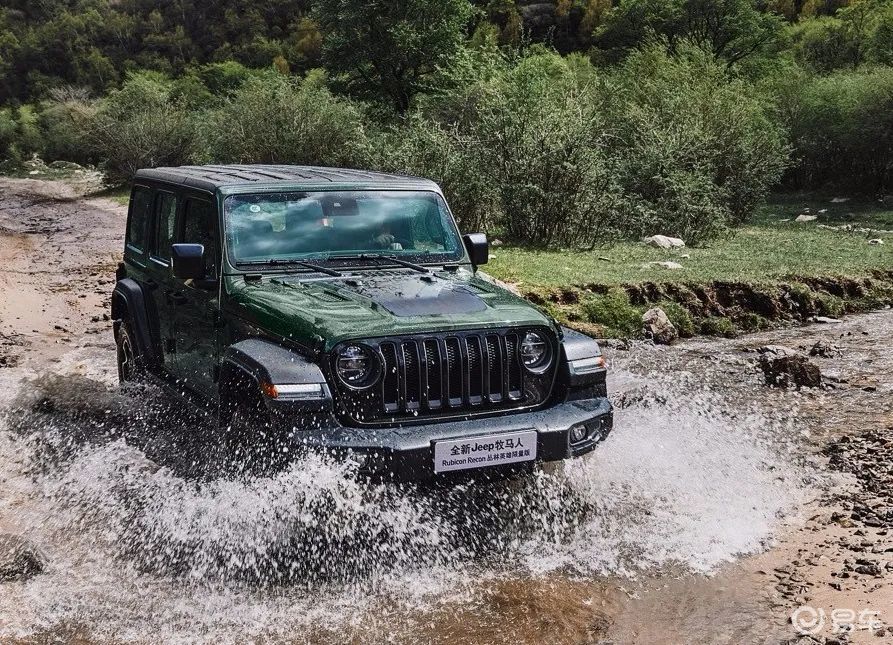 标配3把锁这款丛林绿的全新jeep牧马人真香