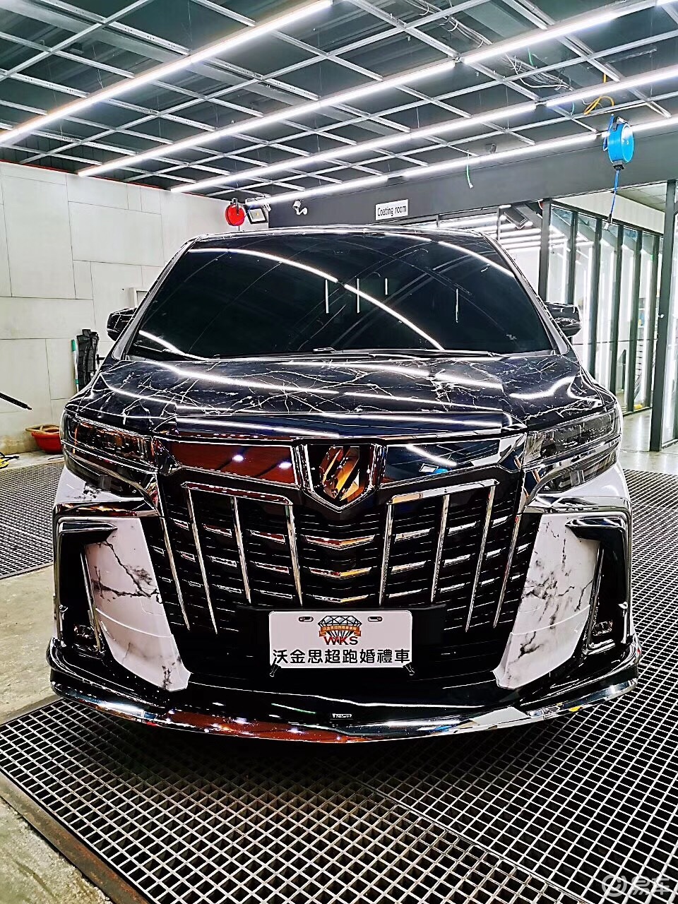 benetton台湾订制:埃尔法双拼大理石_易车