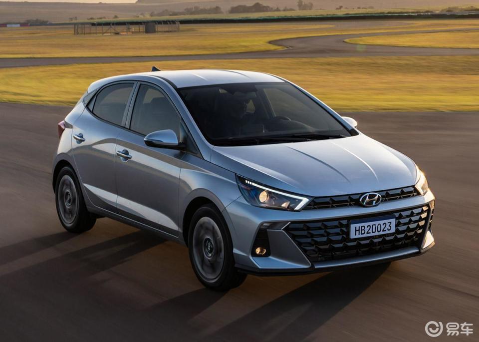 近日,现代汽车在南美市场发布了最新的hb20车型,新车与飞度,polo同级