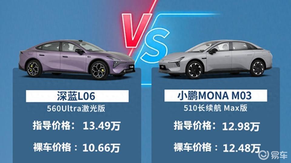 560km续航+激光雷达，深蓝L06对标MONA M03