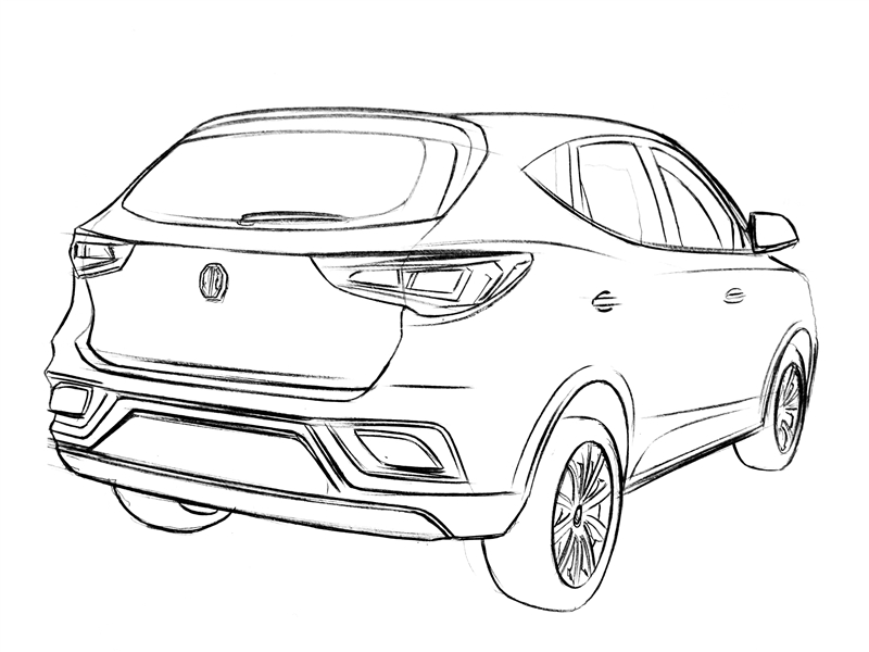 全新家族脸竟然给它用 全新mg zs效果图