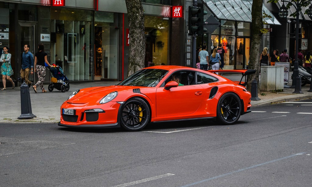 街拍保时捷911 gt3 rs
