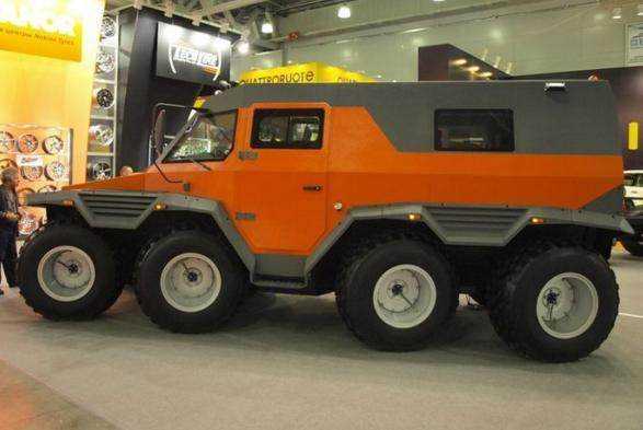 俄罗斯产8轮越野车,真正诠释霸气