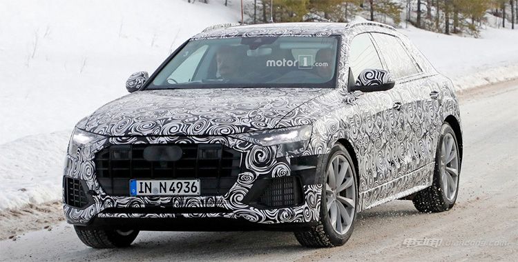 奥迪q8最新路试谍照 大嘴溜背运动范十足