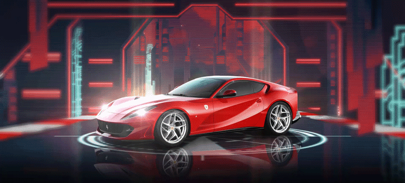 动图详解法拉利812 superfast_易车