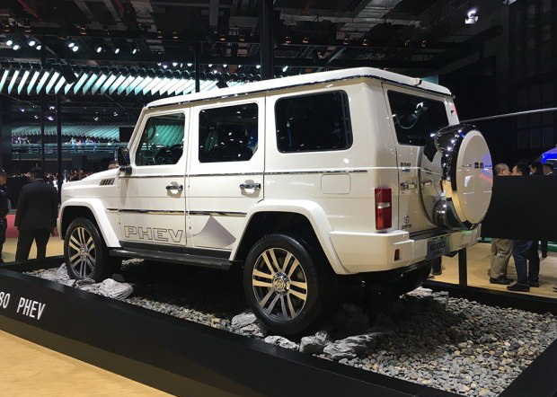 2017上海车展:北京bj80插电混动版亮相