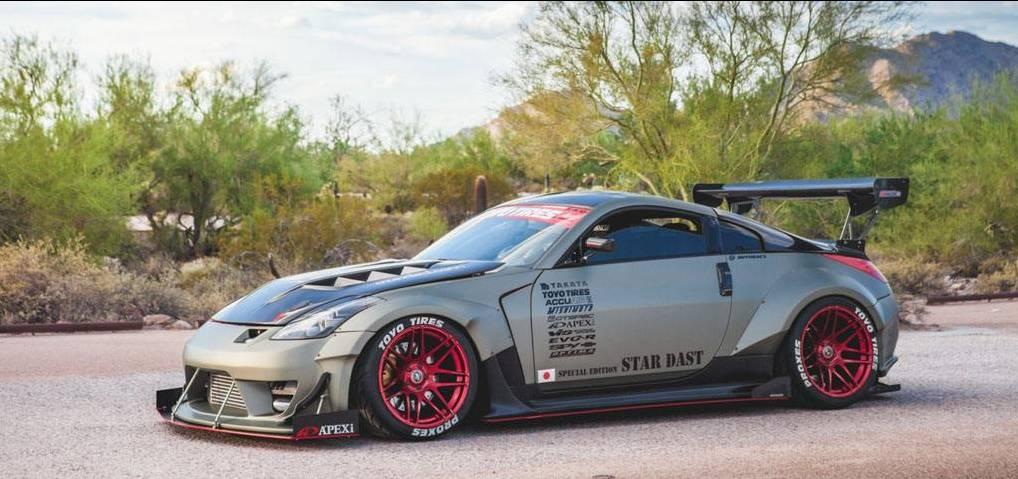 迷上东京漂移大魔王dk,我的是日版350z