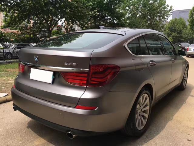 宝马535gt改色电光钛金灰车身改色贴膜效果图