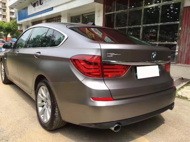 宝马535gt改色电光钛金灰车身改色贴膜效果图