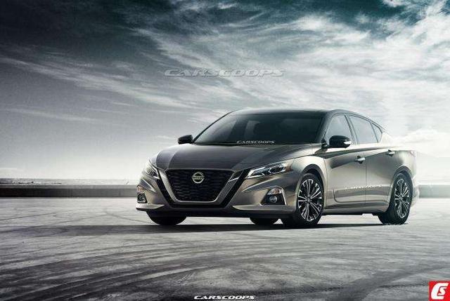 日产全新天籁效果图曝光,外形更加激进和运动.新车换装一台1.