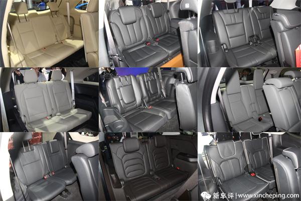 22款7座suv第三排静态大横评 易车