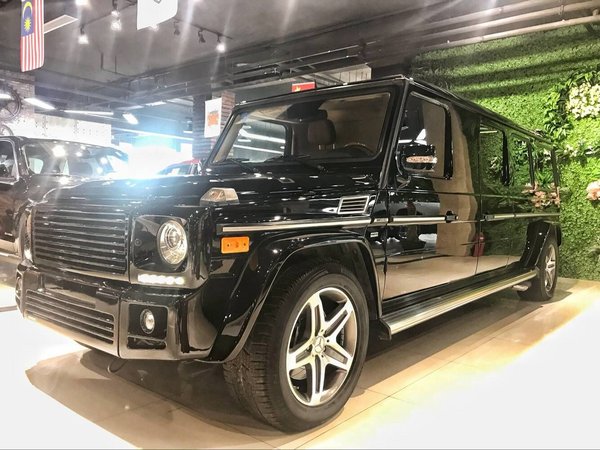 奔驰g500加长版个性定制 精美内饰苍劲外观惠售