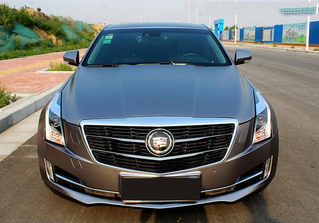 凯迪拉克ats汽车改色电光金属钛金车身贴膜效果图