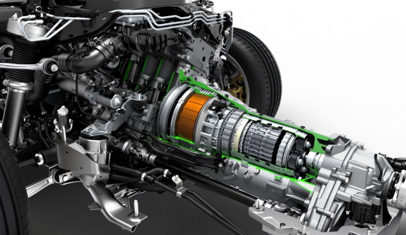 某混动车型的动力总成系统