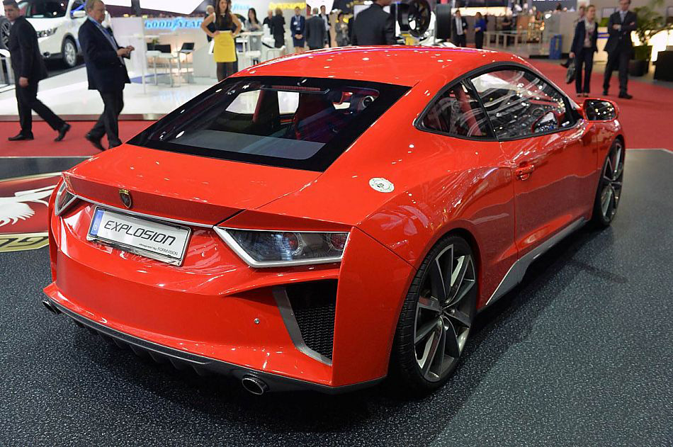 亮相2014日内瓦车展的gumpert explosion跑车