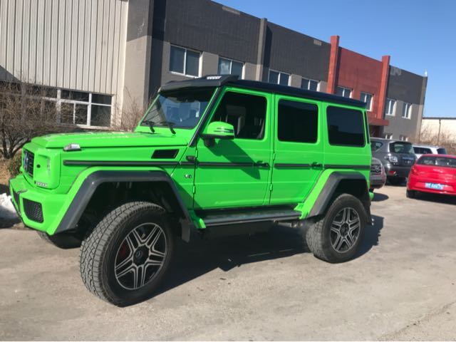 新款奔驰最牛越野奔驰g500底盘最高的车型4×4
