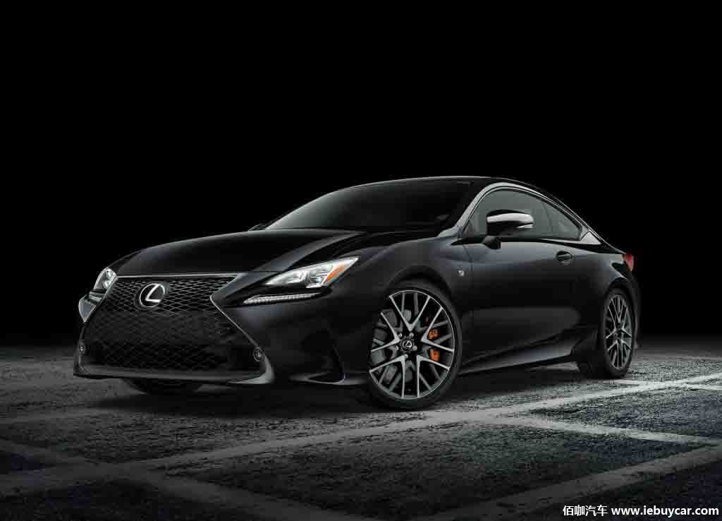 雷克萨斯rcf黑色特别版官图于纽约车展亮相