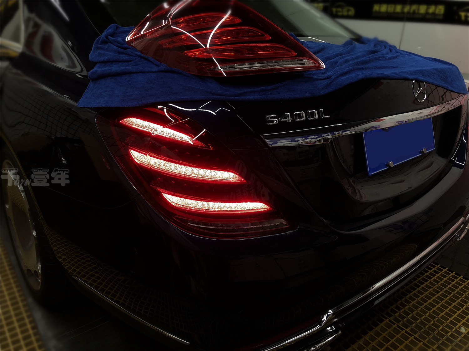 奔驰s级改装多光束大灯!老款s级320变身新款!