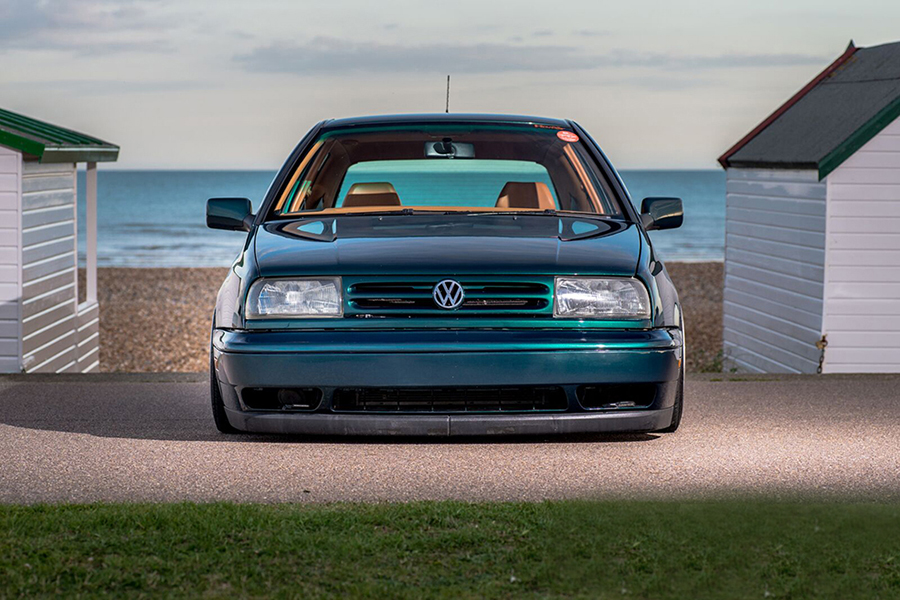 鲜爽绿薄荷!改装大众高尔夫mk3