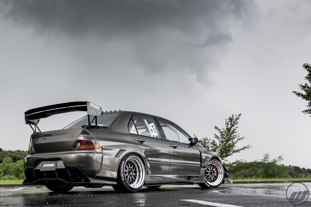 阴雨炭灰!三菱evo7动力改装