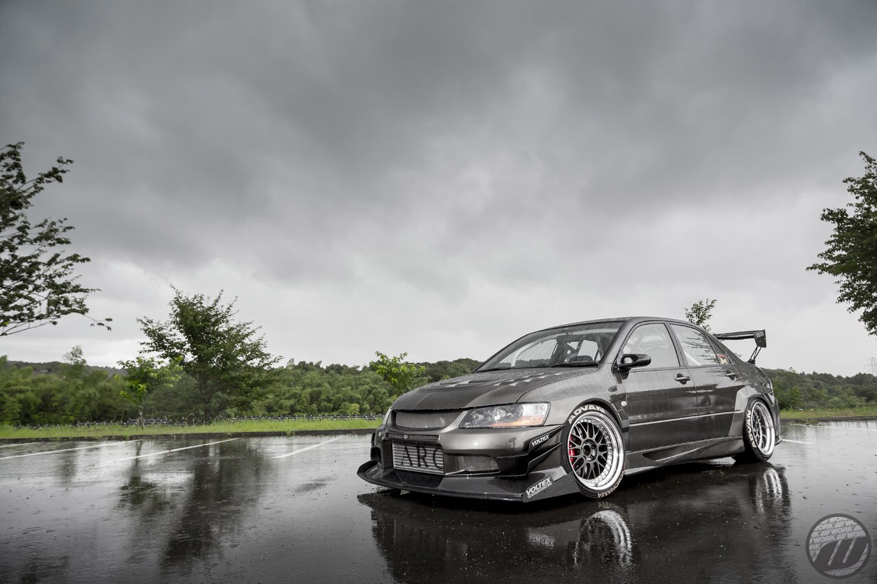 阴雨炭灰!三菱evo7动力改装