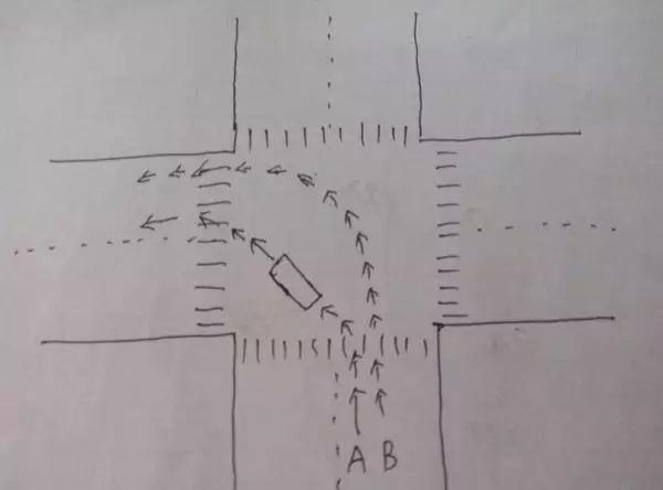 这样转弯扣2分罚200元,电子警察抓拍"大弯小转"