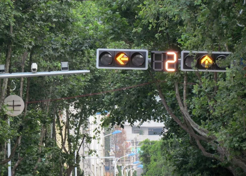 看见绿灯变黄灯