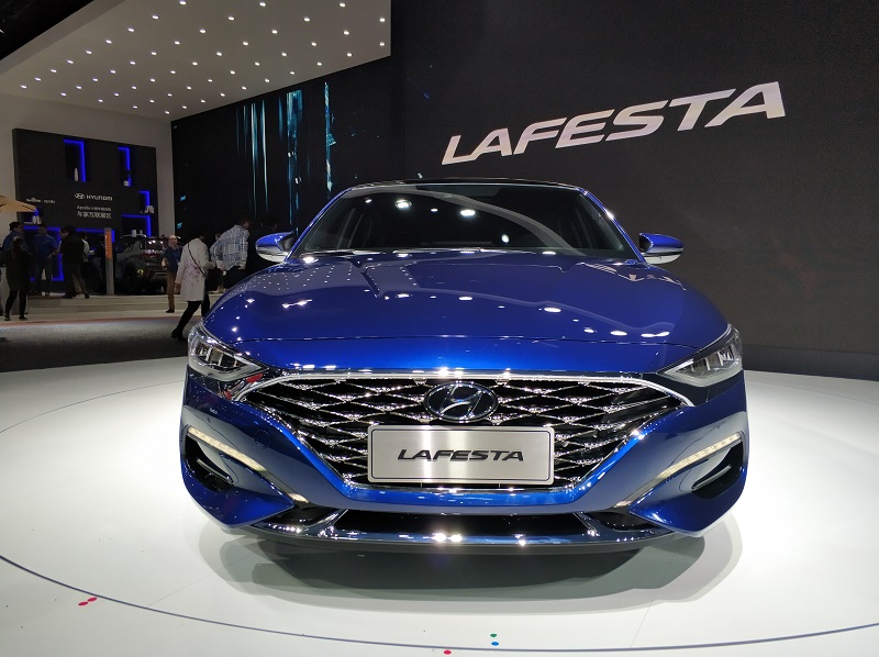 全系搭16t发动机北京现代lafesta将于9月量产