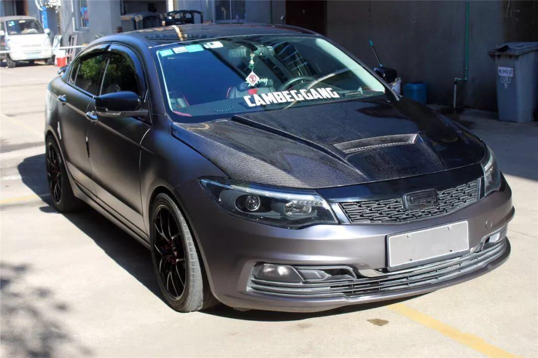 超级冷门的车型也有改装案例,这辆观致3有点竞技的感觉!