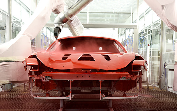 法拉利低温烤漆技术,法拉利首创技术,法拉利低温烤漆61种颜色,汽车新