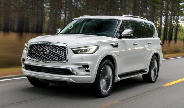 2018英菲尼迪qx80,适合越野家用,网友:开着够拉风但油耗高